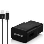 Adaptive Fast Wall Adapter Micro USB Charger for Samsung Galaxy S7 S7 Edge S6 S6 Edge Note 5 Note 4 J2 Prime J7 Prime A5 Bundled with UrbanX Micro USB Cable Cord - 6ft Super Fast Charging Kit - Black