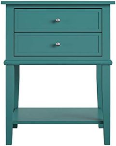 Ameriwood Home 5062996COM Franklin Accent 2 cajones, mesa esmeralda, verde