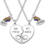 SMARGO 2 PCS Best Friends Necklaces