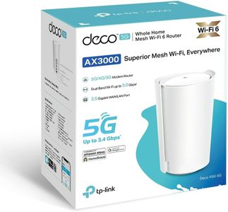 TP-Link Deco X50-5G Wi-Fi 6 Mesh Router – 5G SIM Slot, 2.5G Port, Alexa