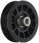 Maxpower 332514B Flat Idler Pulley for Poulan, Husqvarna, Craftsman replaces OEM #194327, and 532-194327,Black