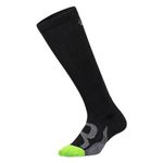 2XU Compression Socks For Recovery, Black/Grey, XL