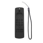 YINETTECH Remote Control Protective Case with Hand Strap Compatible with Alexa Voice Remote 2021 (3rd Gen) / Fire TV Stick 4K 2021 Silicone Case Black