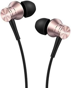 1MORE Piston Fit in-Ear Earphones Fashion Durable Headphones, Noise Isolation, Pure Sound, Phone Control with Mic for Smartphones/PC/Tablet E1009-Pink