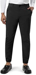 Carhartt Men's Micro Ripstop Cargo Jogger Scrub Pant, Black, Small, Black, Small