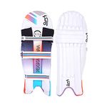 KOOKABURRA Aura 4.1 Cricket Batting Pads - White, Adult Left Hand