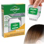 LiceGuard RobiComb Electronic Head Lice Comb, Gentle Lice Treatment for Kids & Adults, Clinically Tested Zapping Nit Comb Detects & Kills Super Lice in Thick, Fine & Curly Hair, Microcharge Technology