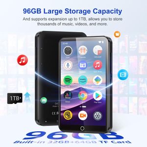 96GB Bluetooth WiFi MP3 Player – Portable Music Player