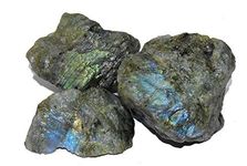 Rocksmins Labradorite Crystal 1 Kg Natural Rough Crystal Stone for Reiki Healing and Crystal Healing Stones Aura Cleaning for Tumbling, Chakras, Vastu & Meditation