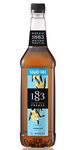 1883 Maison Routin Premium Sugar Free Vanilla Syrup for Coffee, Hot Chocolate & Cocktails PET 1L