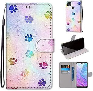 Tznzxm ZTE ZMax 10 / ZTE Z6250 Wallt Case, Lovely Painting Premium PU Leather Flip Style Cover with Kickstand and Card Holder Slots Protective Magnetic Phone Case for Consumer Cellular ZMax 10