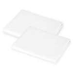 American Baby Company 2-Pack 100% Natural Cotton Percale Standard Toddler Daycare/Pre-School Cot Sheet, White, 23" x 40", Soft Breathable, for Boys and Girls