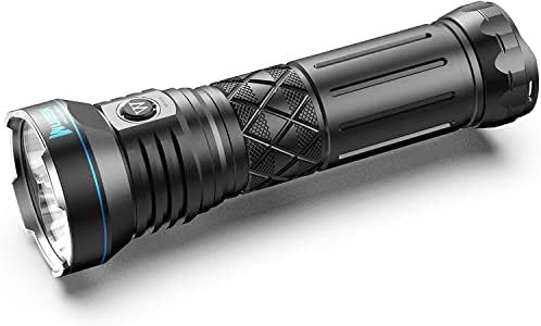 WUBEN A9 12000 High Lumens Flashlight 1378ft Beam Distance 552 Hours Long Runtime Type-C Rechargeable 10200mAh Battery Included Multiple Modes IP68 Waterproof Rechargeable Flash Light