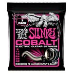 Ernie Ball Super Slinky Cobalt Electric Guitar Strings, 3-Pack - 9-42 Gauge