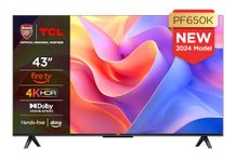 TCL 43PF650K 43-inch 4K Ultra HD, HDR TV, Smart LED Fire TV (Dolby Vision, Dolby Atmos, DTS, HDR 10, Alexa built-in, Airplay2, Miracast)