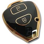 SMITH KEYS TPU Premium Car 2 Button Remote Key Cover Case for Compatible Toyota Innova/Fortuner/Corolla with 2Button Remote Key (Cover Only)