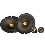 PIONEER A-Series MAX TS-A653CH, 2-Way Component Car Audio Speakers, Full Range, Clear Sound Quality, Easy Installation and Enhanced Bass Response, Full Gold Colored 6.5” Round Speakers