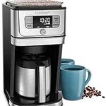 Cuisinart DGB-850 Burr Grind & Brew 10-Cup Coffeemaker with Thermal Carafe, Black/Stainless Steel, Silver