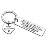 Happy Retirement Gifts for Women 2022 Men Keychain Coworker Nurses Teacher Boss Lady Thank You Retired Gift Coach Friends, Silver, Small