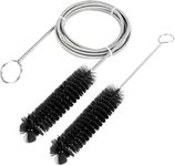 CPAP Tube Cleaning Brush-7' Flexible + 7'' Handy Stainless Steel Wire Bristle Brush- Fits for Standard 22mm Diameter Tubing