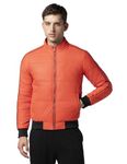 FYLTR Men's Lightweight Winter Puffer Jacket with Contrast Piping Detail - Stand Collar | Full Zipper | Side Pockets | Ribbed Hem & Cuff