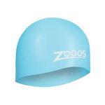 Zoggs Unisex ( ) ZOGGS SILICONE CAP EASY FIT LIGHT BLUE 301624 , Light Blue, One Size UK