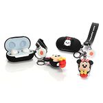 Case for Samsung Galaxy Buds/Plus Earbuds(2019/2020), Suublg Cute Cartoon Silicone Case Cover and Doll Keychain with Lanyard for Girls Boyd Teen