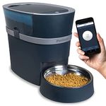 PetSafe Stainless Steel, Plastic Smart Feed Automatic Dog and Cat Feeder - Smartphone, Wi-Fi Enabled App for iPhone and Android (Blue)