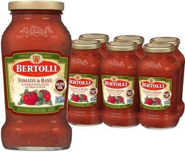 Bertolli Pasta Sauce with Tomato and Basil, Spaghetti Tomato Sauce, 24 oz (Pack of 6)