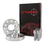 Precision | Hubcentric Wheel Spacers 20mm | Intended for VW Volkswagen Vehicles | PCD: 5x100 & 5x112 | 57.1mm | R13 Radius Bolts