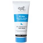 Chemist At Play Foot Cream for Cracked Heels & Diabetic Foot | Up to 24 hours of Moisturization | 10% Urea & Natural AHAs | Nourishment & Hydration | For Dry & Cracked Feet | Lightweight | 50g