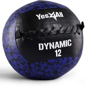 Yes4All Wall Ball - Soft Medicine Ball/Wall Medicine Ball for Full Body Workout and Strength Exercise 12 LB