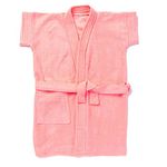 SAND DUNE Kids Baby Girls Bathrobe | Terry Cotton Bathrobe Gown | Half Sleeves | Knee Length | Pocket with Waist Belt | Baby Girls Bathrobe - 1 to 4 Years Age