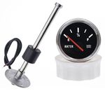 zorfar 52MM Water Level Gauge With 100-500MM Water Level Sensor 0-190ohm Water Liquid Tank Level Indicator(BS 275MM)