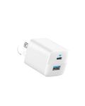 USB C Charger 33W, Anker 323 Charger, 2 Port Compact Charger with Foldable Plug for iPhone 15/15 Plus/15 Pro/15 Pro Max/14/13, Pixel, Galaxy, iPad/iPad Mini and More (Cable Not Included) - White