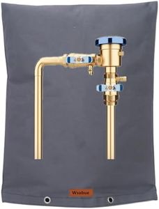 Wsobue Backflow Preventer Insulation Cover,Outdoor Pipe Insulation Cover Sprinkler Covers for Outside, Well Head Cover, Insulated Well Pump Cover, Back Fow Blanket (Grey 24" W x 30" H)