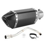 Vomeko Motorcycle Exhaust Muffler - MSX125 Exhaust Sliding Muffler Baffle, Exhaust System Upgrade for 2013-2020 H-onda MSX125 (Grom)