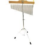 Luvay 25-Bar Chimes Percussion Instruments with Mounting Stand and Stick