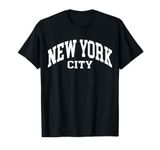 New York City American US Patriot College Font T-Shirt