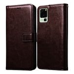 Amazon Brand- Solimo Flip for Lava Blaze 5G (Leather_Coffee)