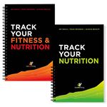 Workout Log Book and Nutrition Log Book - 25-Week Designed by Experts, w/Illustrations : Track Gym Workouts, Track Food Intake and Nutrition: Sturdy Binding, Thick Pages & Laminated, 1 of Each