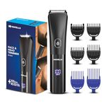 Havells Beard & Hair 7 in 1 Trimmer |2-in-1 Special Blade| Comes with 4 Beard & 2 Hair Combs| Real Time Digital Display| Type C Turbo Charge| No Nicks & Cuts|2 Year Guarantee|BT6661