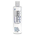 Lube Life Water-Based Anal Lubricant, Personal Backdoor Lube for Men, Women and Couples, Non-Staining, 8 Fl Oz (240 mL)