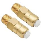 2 Pieces Thermal Release Valve for Pressure Washer Pump, 1/4 Inch NPT Thermal Relief Valve, Replacement Pump Protector 678169004, 678169002 and 678169001, 208673GS, 21783GS, 194298GS and B3090GS