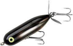 Heddon Torpedo Prop-Bait Topwater Fishing Lure with Spinner Action, Black Shiner, Baby Torpedo (3/8 oz)