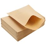 200 Pcs Kraft Paper Cookies Bags - Unbleached Small Paper Bakery Bags for Treats, Baked Snacks, Pastry, Donut, Bread (4.7x6.3 Inch)