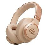 JBL Live 770NC Wireless Over-Ear Headphones with Noise Cancelling Technology and up to 65 hours Battery Life, in Sandstone