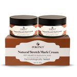Pokonut Ayurvedic Stretch Mark Cream | Improves appearance of Fresh and Mature Stretch Marks | Infused with Hyaluronic Acid & Rosehip Oil | Natural and Cruelty-Free (50 gm, Pack of 1)
