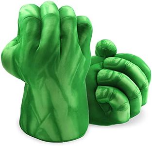 XYMTOY Superhero Toys Incredible Smash Fists Incredible Gloves Boxing Gloves for Toddlers Boys and Girls,Green