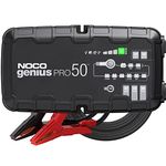 NOCO GENIUSPRO50, 50A Car Battery Charger, 6V, 12V and 24V Automotive Battery Charger, Battery Maintainer, Trickle Charger and Desulfator for AGM, Lithium, Motorcycle, Deep-Cycle and RV Batteries